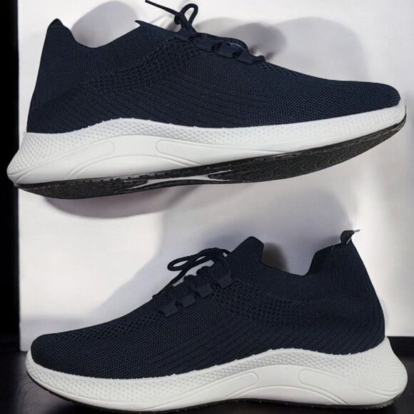 Members Only Light Weight Breathable Cross Trainers Cushioned Sole Navy NEW 10M - Picture 4 of 8